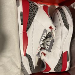 Retro 3s Fire Red Size 10