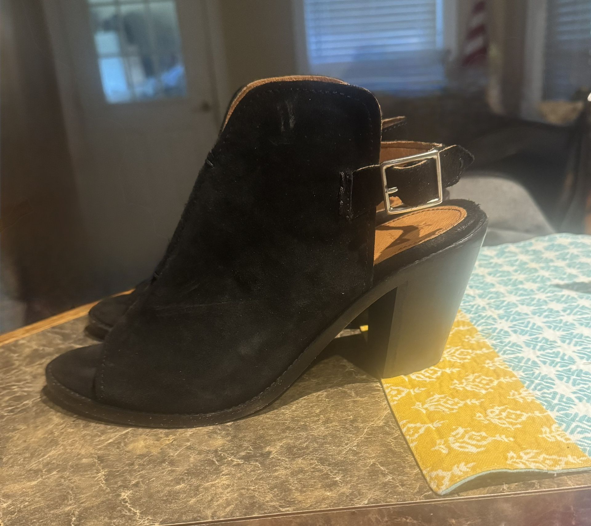 Fry Peep Toe Boots As 8.5