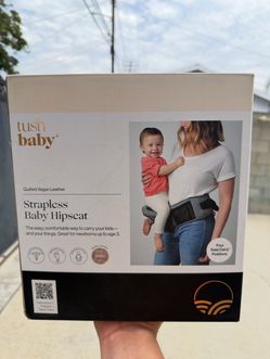 Tushbaby Strapless Baby Hipseat: Sand Color
