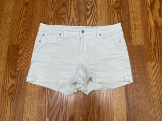 New American Eagle Denim Stretch Shorts Size 16