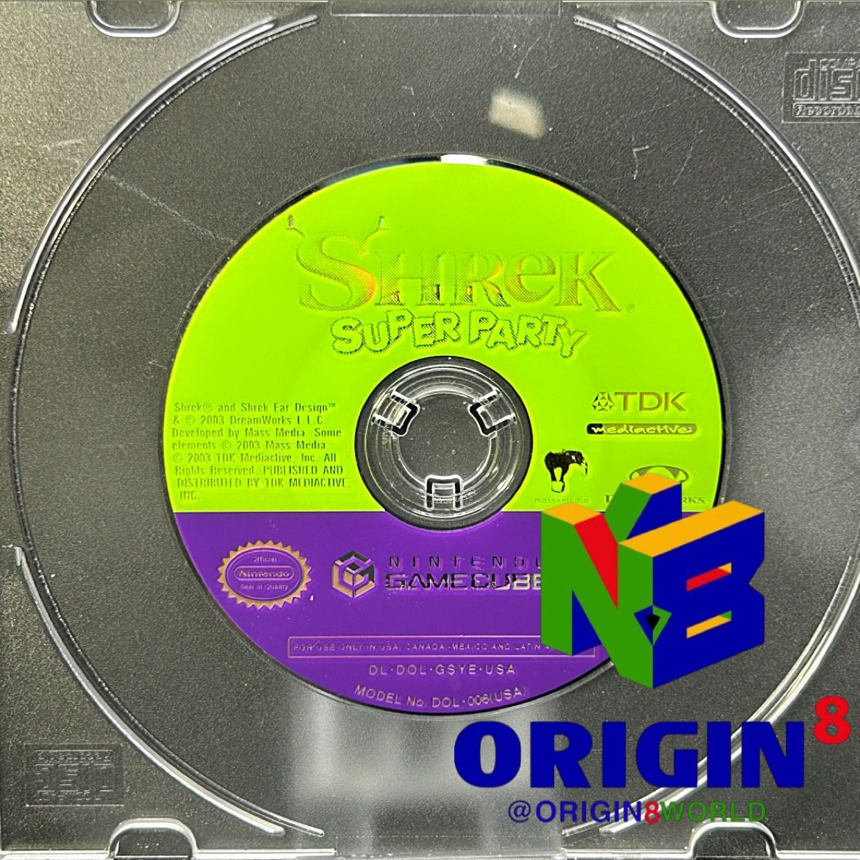 Shrek: Super Party (Nintendo GameCube, 2003) Disc only Tested and Working