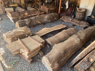 Live edge slabs