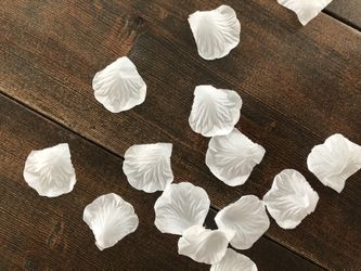 Flower Petals, White, 200 Count- Wedding