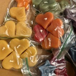 Heart And Star Shaped Candles