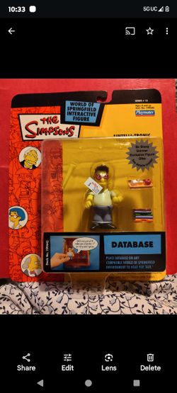Vintage Sealed Simpsons Action Figure 