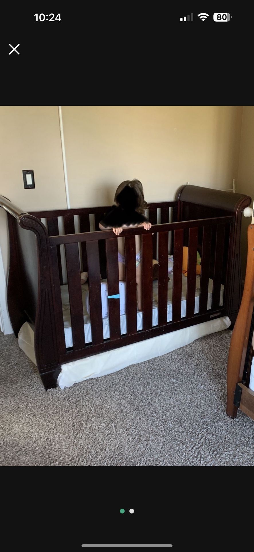 Sleigh Crib