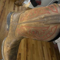 ARIAT BOYS' QUICKDRAW WESTERN BOOTS - SQUARE TOE