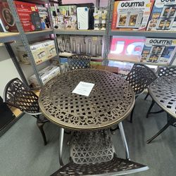 5 Pieces Outdoor Dining Table 