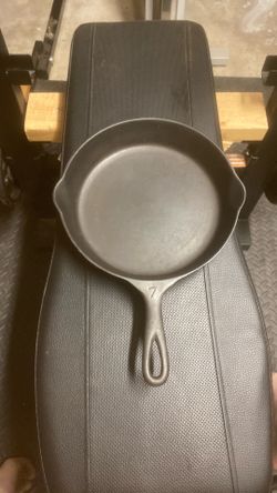 Antique cast iron frying pan #7