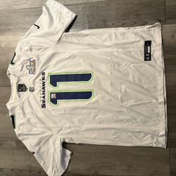 Jsn Seahawks Super Bowl Jersey Men’s Xl