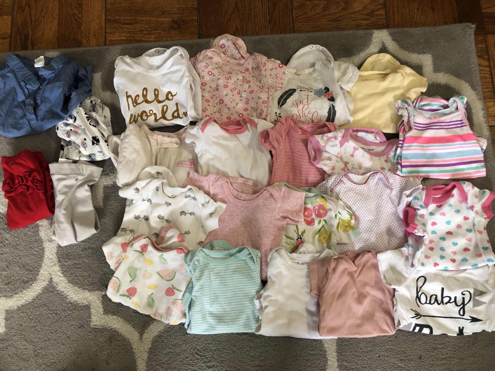 Baby girl 3-6 month clothes