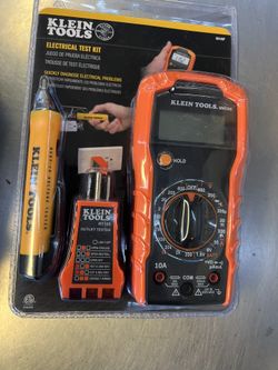 Klein Tools Test Kit with Multimeter, Non-Contact Volt Tester, Receptacle Tester