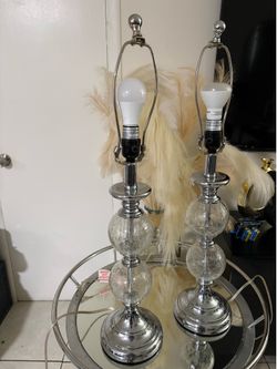 Two table lamps