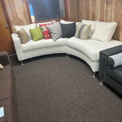 Brand new sectional $1000, gray or white