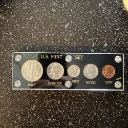 Vintage U.S. Mint Coin Set – Half Dollar to Penny