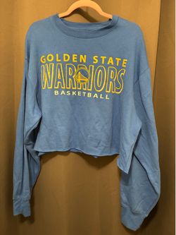 Golden State Warriors Cropped Crewneck