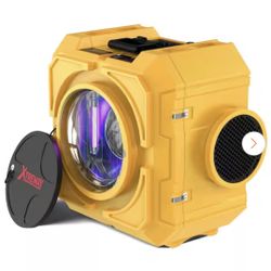 New 550 CFM Hepa Air Scrubber Commercial Air Purifier with 3-Stage Filtration Negative Air Machine