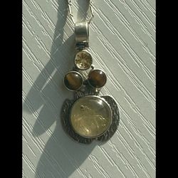 Beautiful Sterling Silver .925 Necklace Long Strand