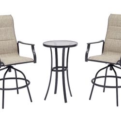 3 Piece High Chair Set 