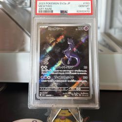 2023 Pokémon SV2a Mewtwo AR 183/165 Art Rare PSA 10 Gem Mint Japanese