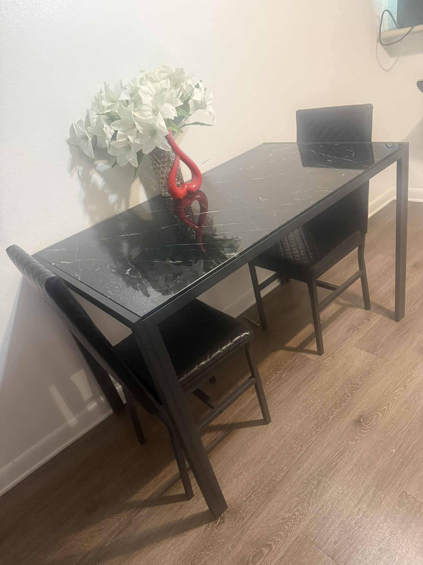 Dining Room Table And Two Chairs