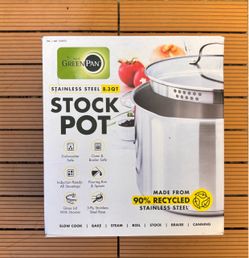 GreenPan Stainless Steel 8.3 Qt Stock Pot