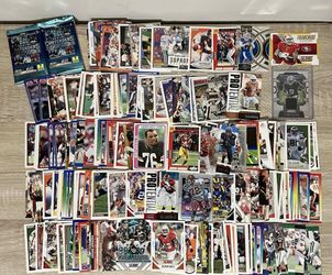 Football Card Lot Vintage Modern HOF Rookies Dan Marino Josh Allen Bijan Sealed