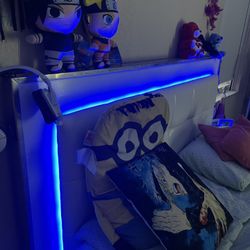 Bed Frame , 2 Night Stand Tables And Dresser Drawer