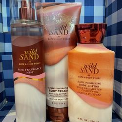 🏜️NEW!! Bath & Body Works Wild Sand Body Care Set