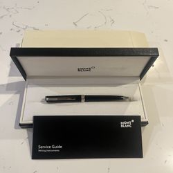 Black Ballpoint Mont Blanc Pen