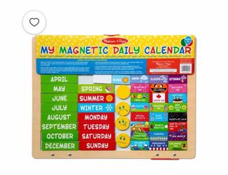Melissa & Doug My Magnetic Daily Calendar . Preschool. Kindergarten