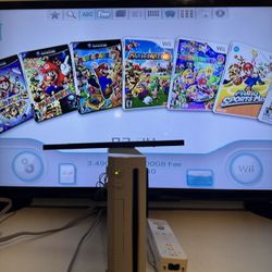 Nintendo Wii With Games Included 