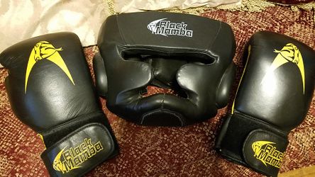 Gloves/mask sparring gear