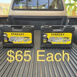 NEW Stanley 3/8 in. & 1/4 in. Drive Socket Set w/Ratchets (123-Piece) *$65 Ea*