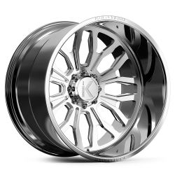 KG1 24X12 6X139.7 POLISHED HEATHEN . SET OF 4 WHEELS 