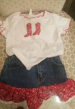 COWGIRL COSTUME/OUTFIT