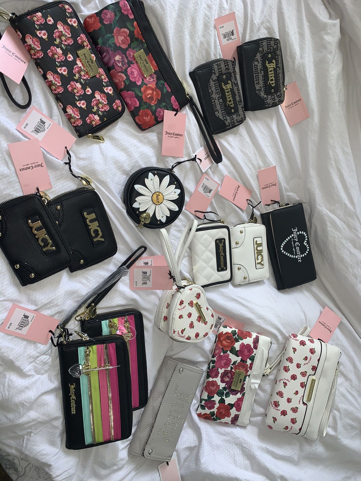 Juicy Couture Wristlets And Wallet Special Sunday only