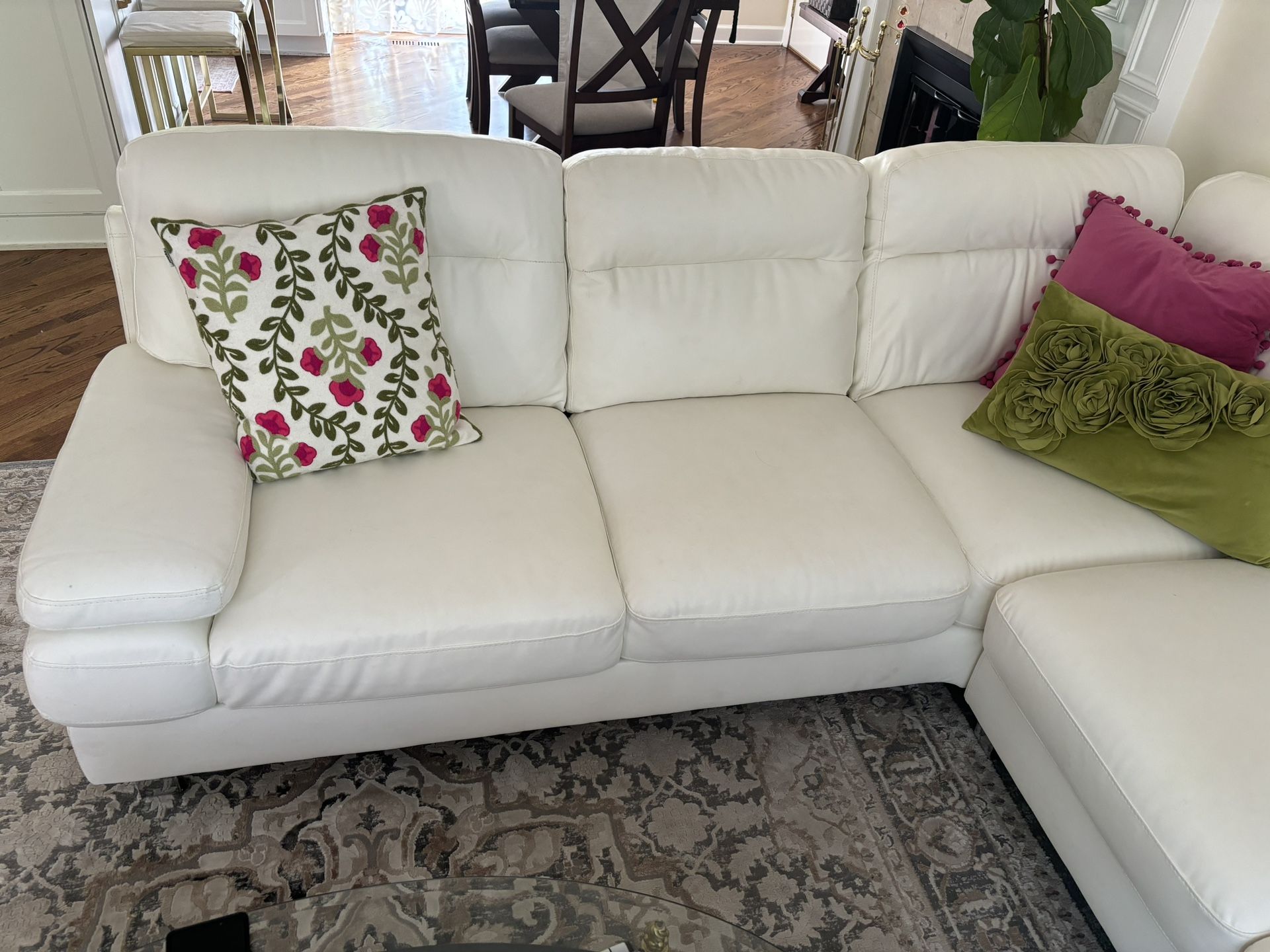 Corner Sofa White