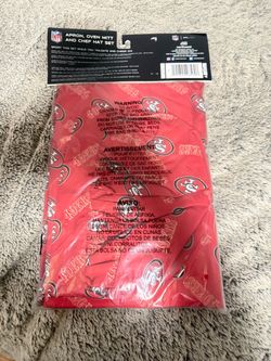 NFL San Francisco 49ers Apron, Oven Mitt & Chef Hat Set