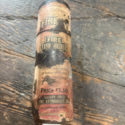 Early 1909s 20s 30s Fire Extinguisher 