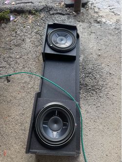 12  inch subwoofers and box
