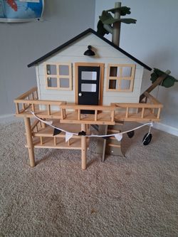 Magnolia Target Doll House Wood