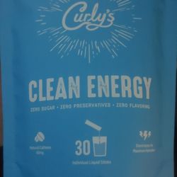 Clean Energy Drink Shots 30 Count Liquid Sticks 