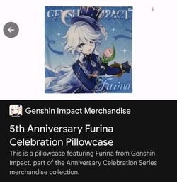 Genshin Impact Google Play 5th Anniversary Merch