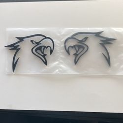 Matte Black TRAILHAWK Emblems