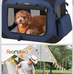 Feandrea 24 Inches Collapsible Soft Dog Crate