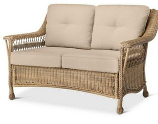 Cambridge All Weather Wicker Loveseat with Cushions - Threshold™