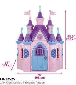 JumboECR4kids Pink Castle