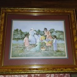 Painting By Ann Mount African American Family Picnic