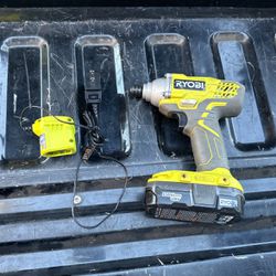 Ryobi Drill And Battery/Charger
